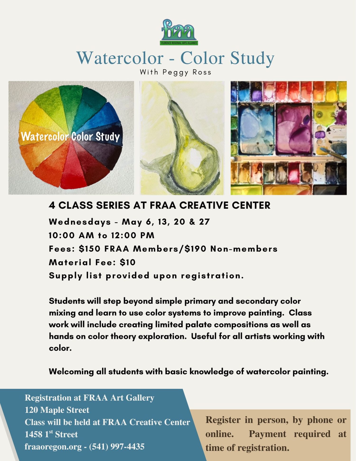 Watercolor – Color Study – FRAA